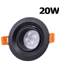 ดาวน์ไลท์-MR16-ROTA-R-20W-โคมสีดำ dimmable
