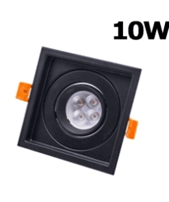 ดาวน์ไลท์-MR16-ROTA-S1-10W-โคมสีดำ dimmable